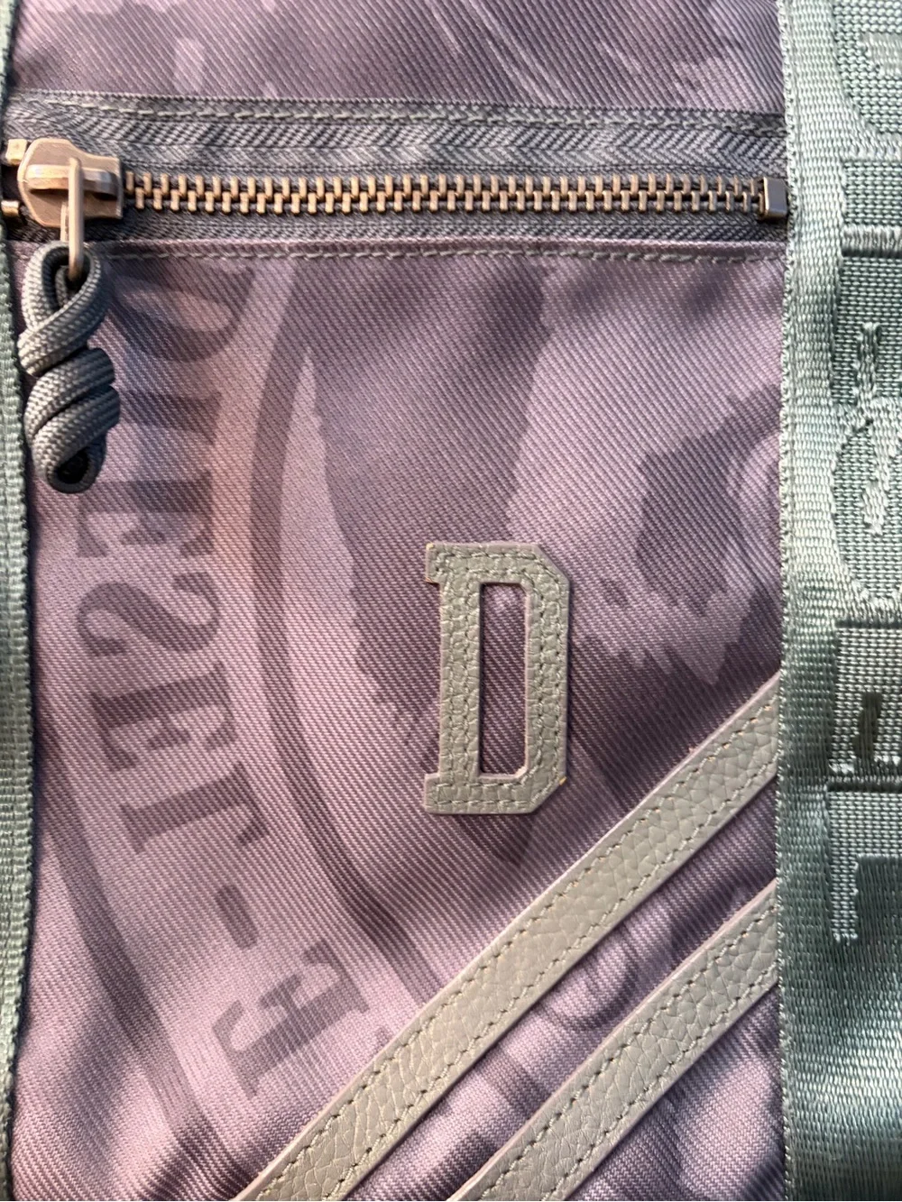Vintage Y2K Diesel Utility Canvas Tote Green Cargo Shoulder Bag
